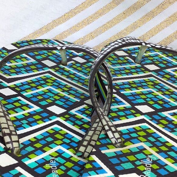 Vera Bradley Rain Forest Flip Flops - Picture 8 of 10